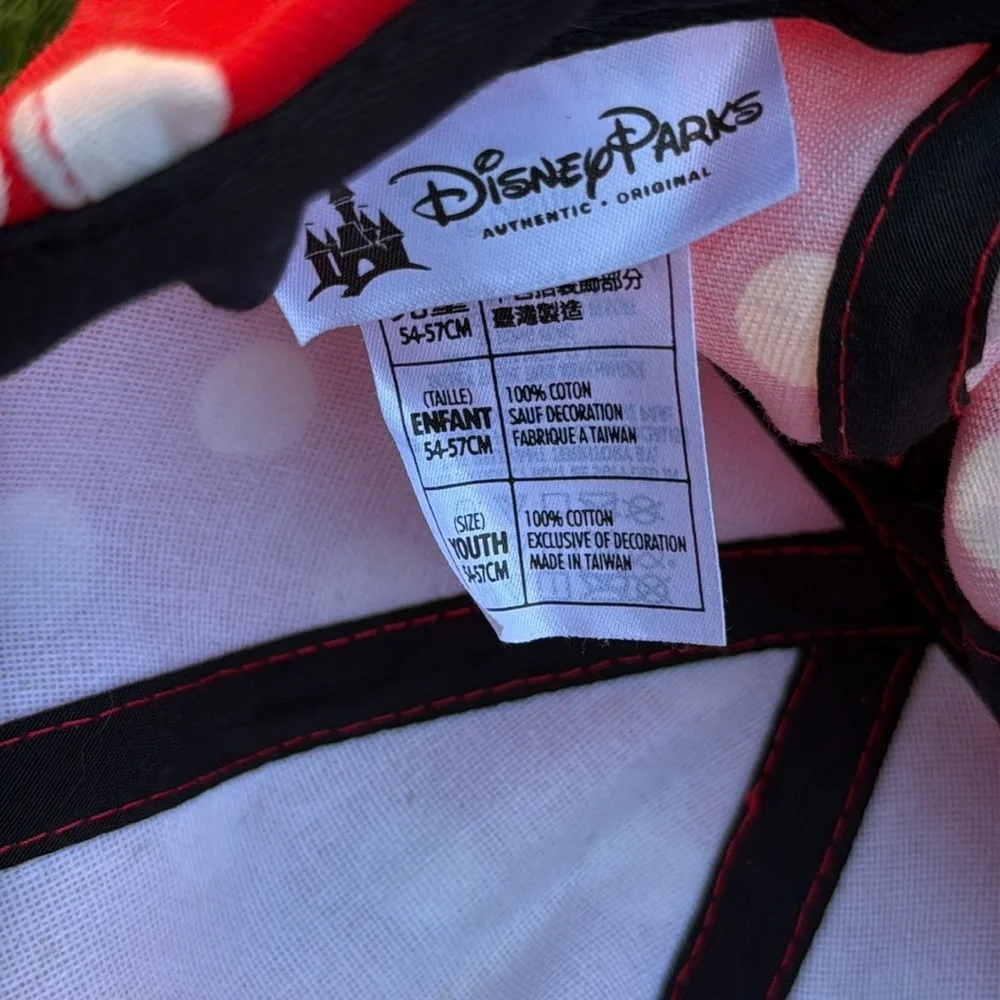 Disney Red and Black Polka Dot Hat with Ears